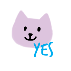 colorful one phrase nyanko