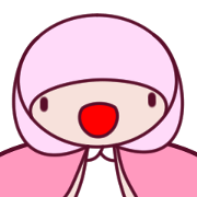 a cute little girl Sticker