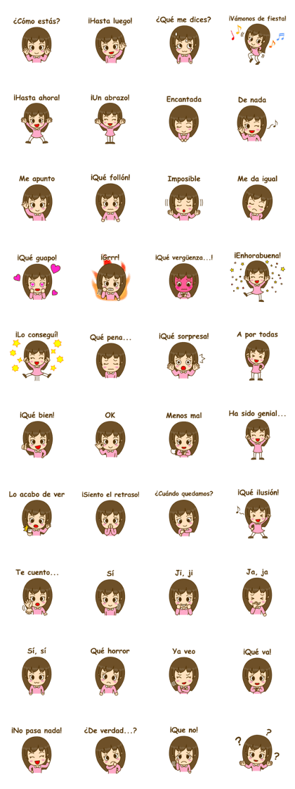 Cute Peppy Girl 2 (Spanish)
