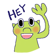 Katchan Frog Stickers (English)