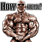 Muscle macho sticker 3