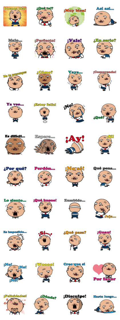 The funny old man - Spanish version