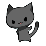 black-black-black cat.