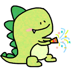 cute kyoryu sticker(dinosaur)