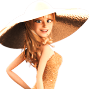 The Indonesian Woman with the Gold Hat