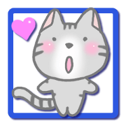 American Shorthair2. Sticker of cat.