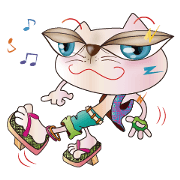 Cicada Cat /  kawaii clogs hip-hop show.