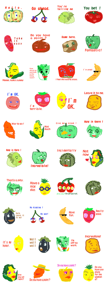 Vegetables and fruit friend