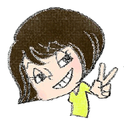 Various expression of girl stickers!