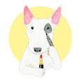 Bull Terrier Sticker (English)