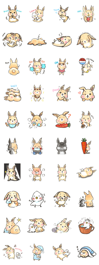 Peachy Bunny by isasun