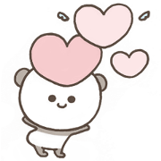 Cute pastel Panda