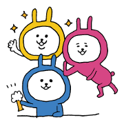 Three-color rabbit