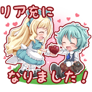 shitsuji & shirousagi Stickers