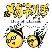 Bee of glasses
