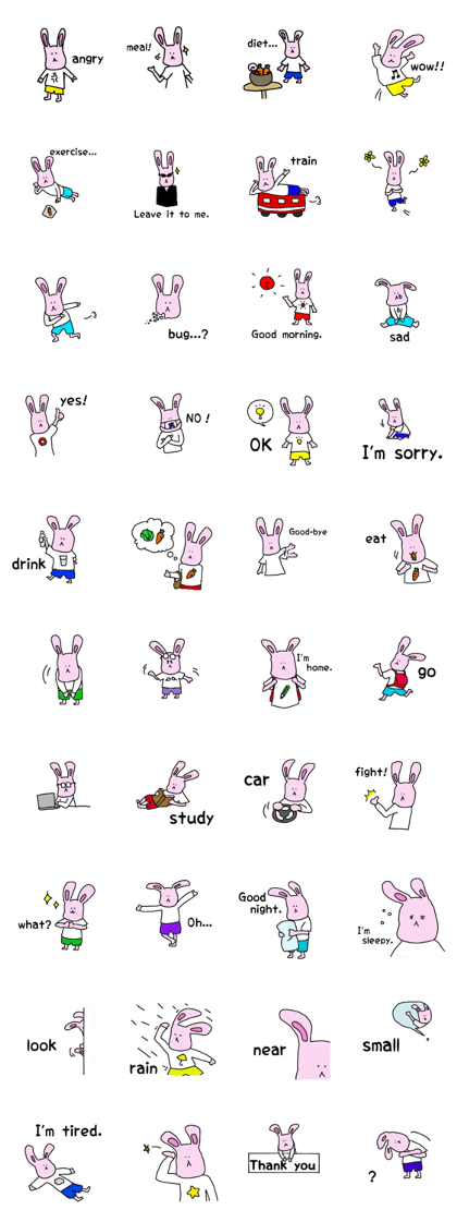 White T-shirt Rabbit!