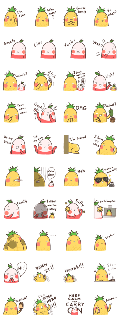 Mr.Pineapple & Ms.Lychee 3