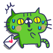 Ugly cat sticker.