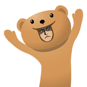 Costume bear In the mind