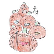 Pumpkin brother and sister