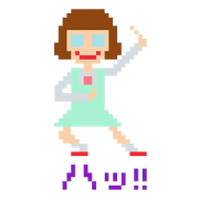 She is a cheerful girl