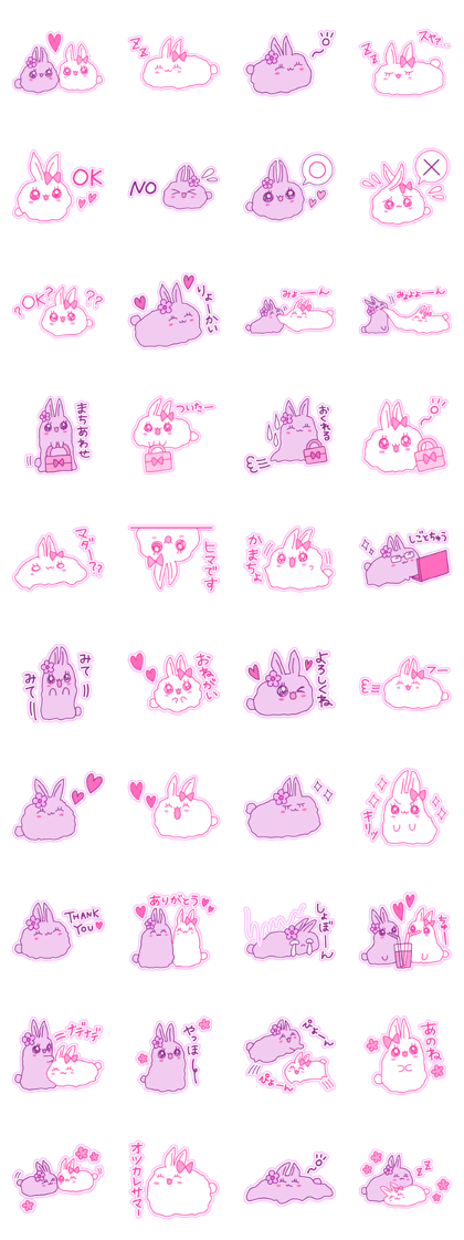 Fluffy rabbit "Honoka" 2