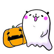 Halloween pandas