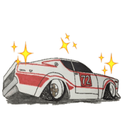 Old car highway racer NO4