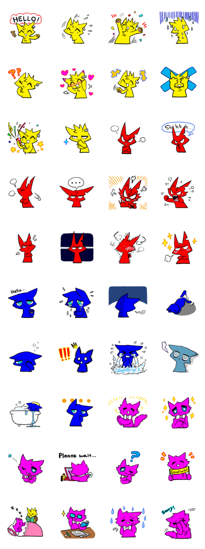 Vivid cats