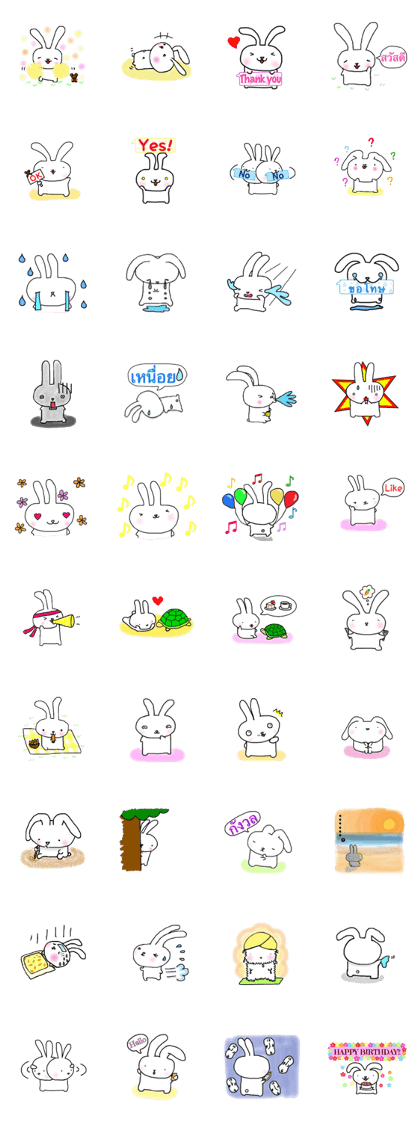 Rabbit and sometimes turtle(th)