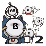 Blood type sticker2