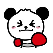 Little cute panda sticker