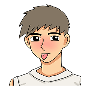 A shy boy(English)