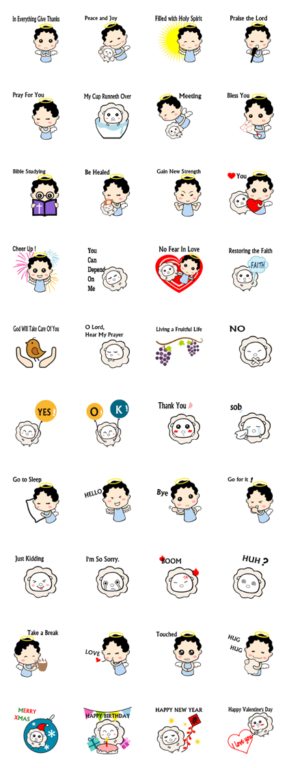 Little angel and the sheep(ENG version)