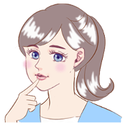 A girl on a lovely summer day (Japanese)