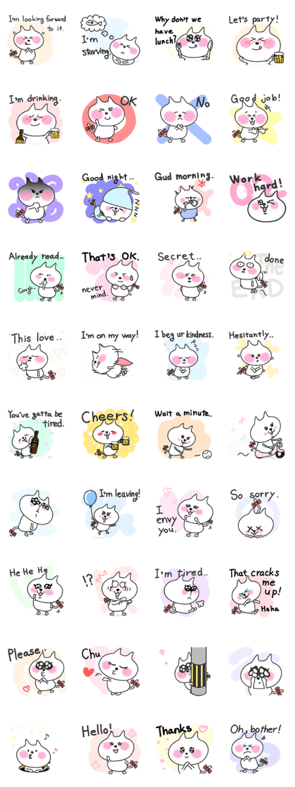 pretty cute cat momo english version