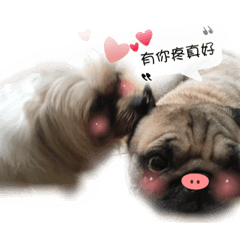 dogdog stickers 1