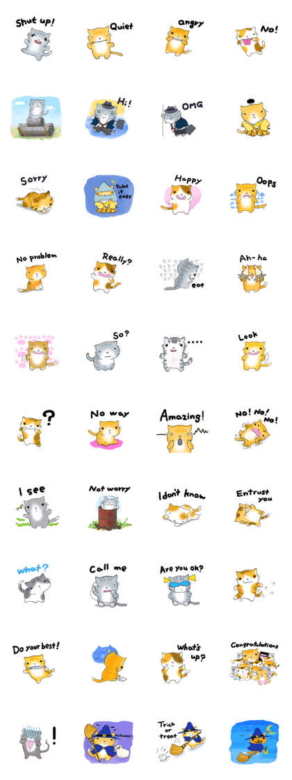 Cute kitten colon 3 English