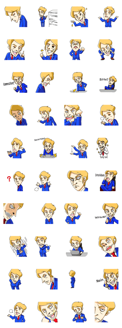 The blond boss - I'm admirable. [GER]