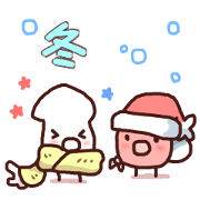 Cute squid and octopus