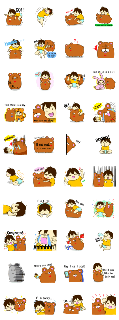KUMAZOU in child-rearing.English ver.