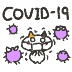 Cat Sticker (COVID-19)