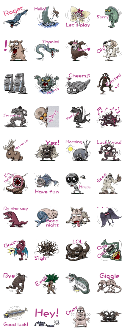 Sticker of Cryptid