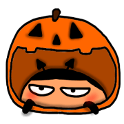 Devil Halloween sticker