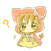 Little Red Hood of the cat ear