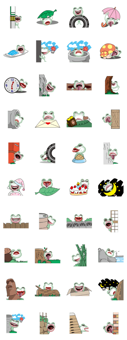 Frog of the big mouth 2 silent