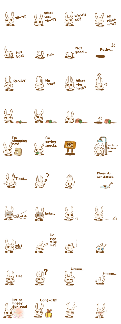 Jitome Usagi English