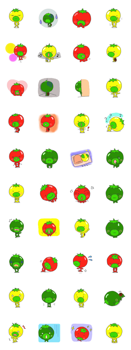 Colorful cherry tomato