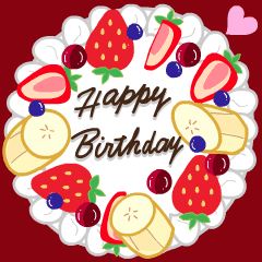 Delicious cake animated stickers4
