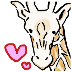 Lovely giraffe stickers 2